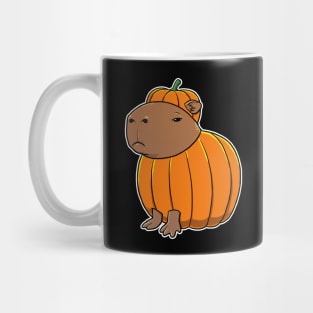 Capybara Pumpkin Costume Mug